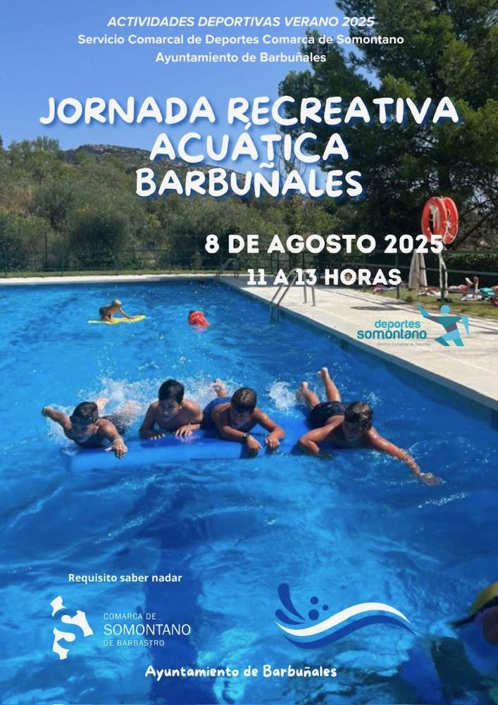 Imagen Jornada recreativa acuática en Barbuñales
